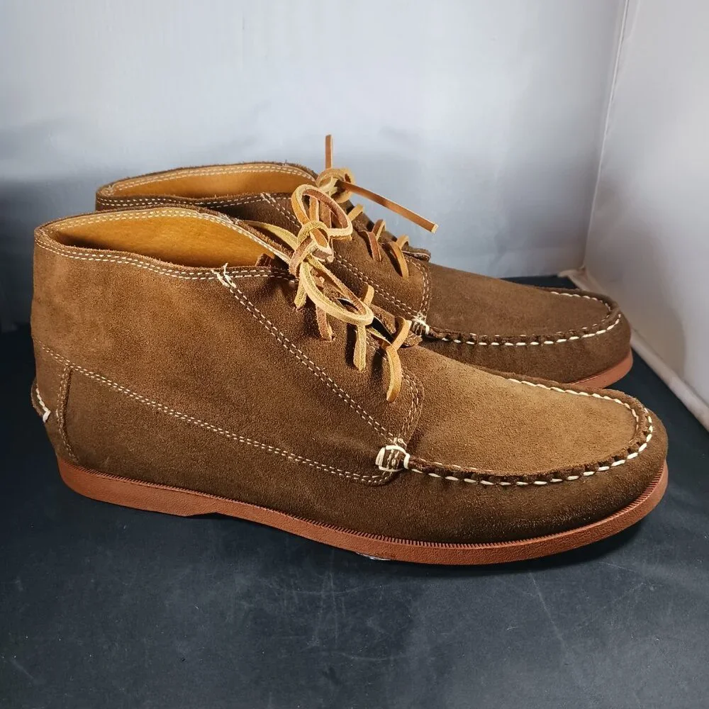 Lands' End Brown Suede Chukka Boots Men's size 10M